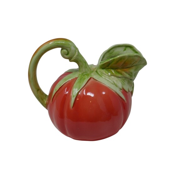 Haldon Group 1981 Ceramic Autumn Pumpkin Pitcher Made in Japan - Picture 3 of 9